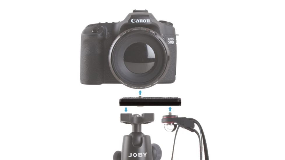 JOBY Gorillapod Focus &amp; Ballhead X Bundle Tripod, Black/Grey JB00158-CEN