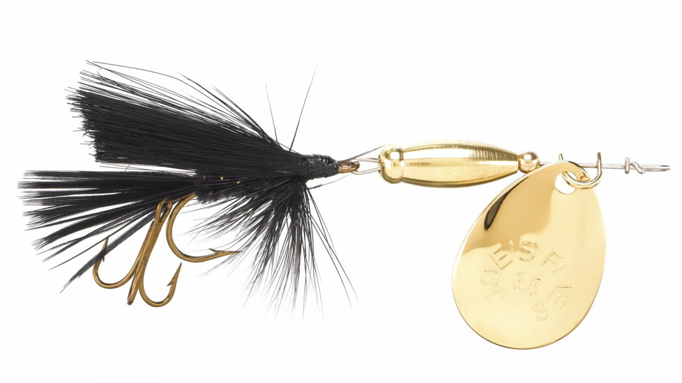 Joe's Flies Super Striker Elite In-Line Spinner Fly, Sz 4, 1/4 oz Black Gnat, B-4301
