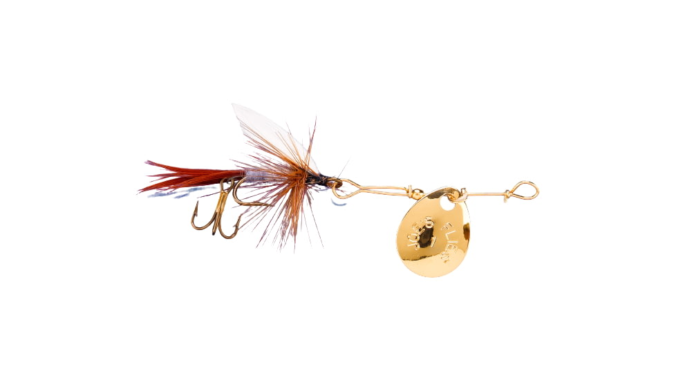 Joes Flies Short Striker Classic In-Line Spinner Fly, Sz 10, Adams, 137-10