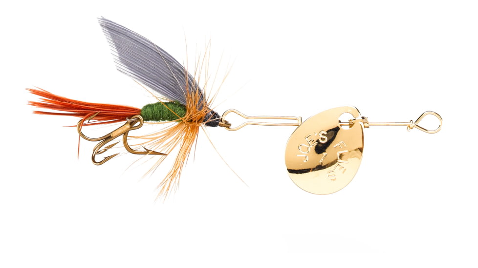 Joes Flies Short Striker Classic In-Line Spinner Fly, Sz 8, Cowdung, 118-8