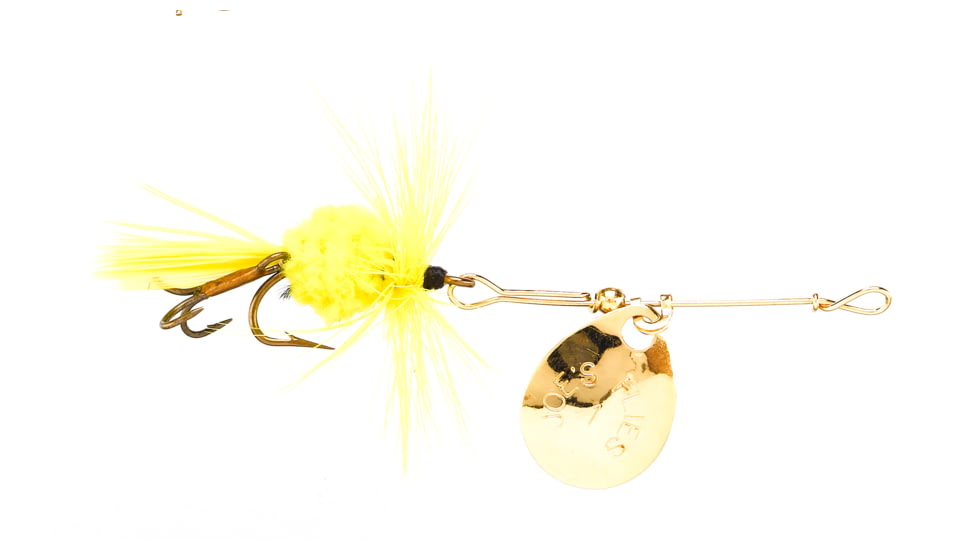 Joes Flies Short Striker Classic In-Line Spinner Fly, Sz 8, Golden Corn Fly, 191-8