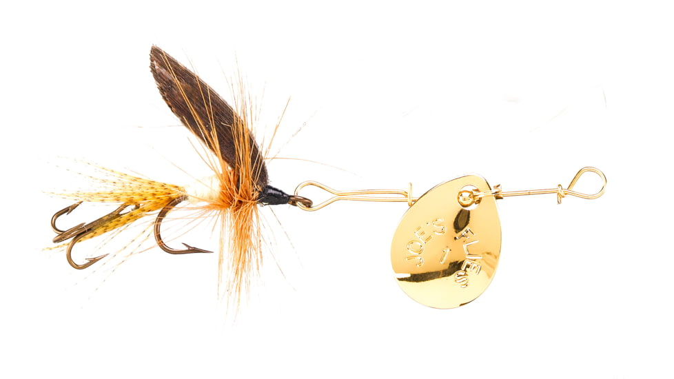 Joes Flies Short Striker Classic In-Line Spinner Fly, Sz 8, Light Cahill, 130-8