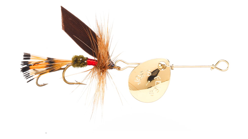 Joes Flies Short Striker Classic In-Line Spinner Fly, Sz 8, Potomac Coachman, 101-8