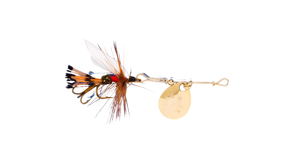 Joes Flies Short Striker Classic In-Line Spinner Fly, Sz 8, Royal Coachman, 197-8