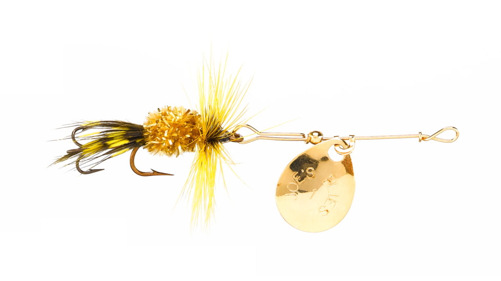 Joes Flies Short Striker Classic In-Line Spinner Fly, Sz 8, Speckled Trout, 163-8