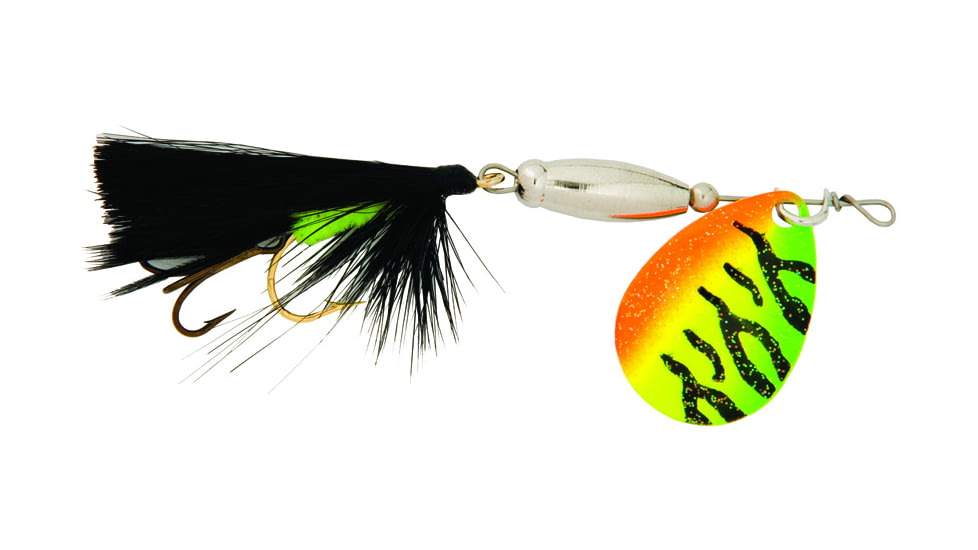 Joes Flies Super Striker Elite In-Line Spinner Fly, Sz 4, 1/4 oz Apache Firetiger, B-4302