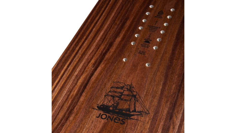 Jones Flagship Snowboards - Mens, Wood Veneer, 164, J.21.SNM.FLA.XX.164.1