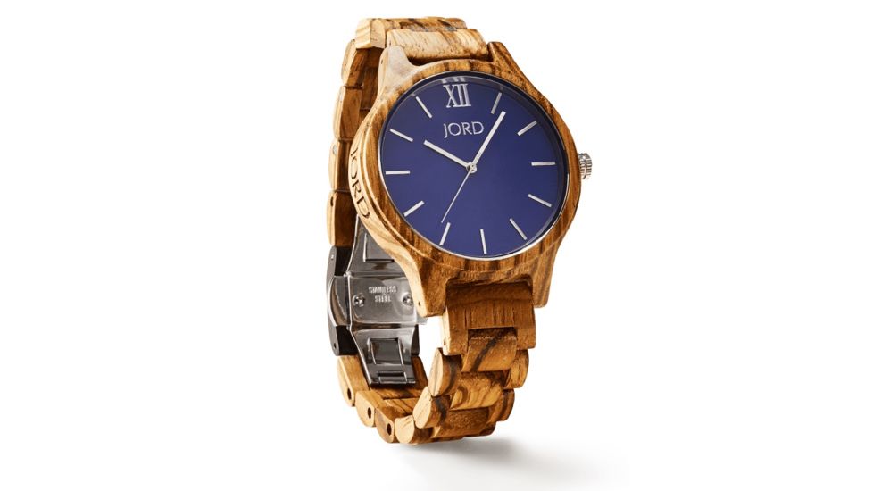 Jord Frankie Zebrawood and Navy, Brown, Navy, Blue J040Q06U