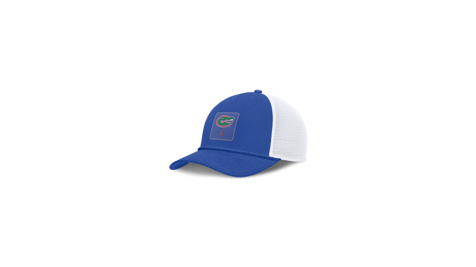 Jordan Florida Sideline Gameday Rope Jordan Brand College Trucker Adjustable Hat in Blue JC97054NUFN-Z6W, Blue, One Size, unisex, 1016090050-00199296770350