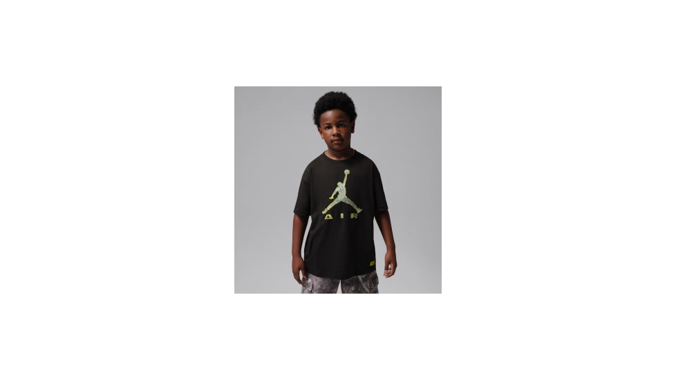 Jordan Jordan Big Kids Brooklyn Realtree T-Shirt in Black 95G273-023, Black, L, male, 1016056804-00199016212696