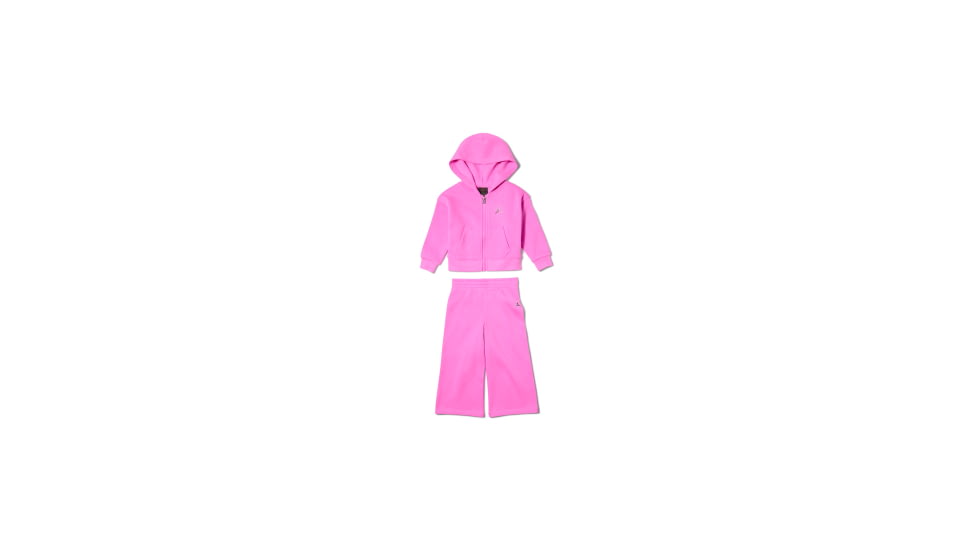 Jordan Jordan Brooklyn Fleece Baby 12-24M 2-Piece Full-Zip Hoodie Set in Pink 15G027-AFN, Pink, 12M, female, 1016106124-00199016646286