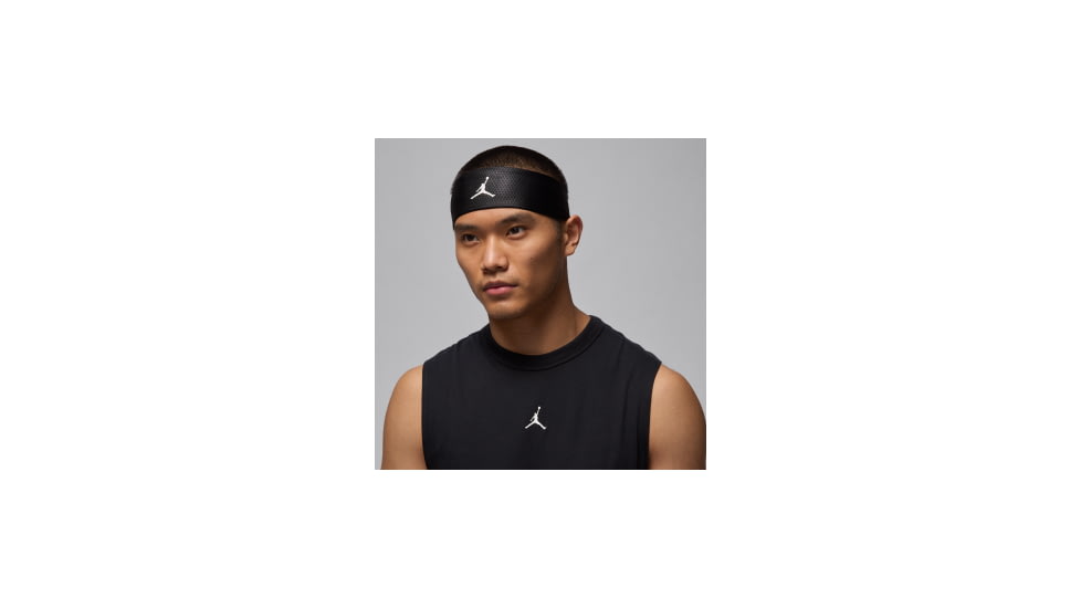 Jordan Jordan Dri-FIT Performance Sport Headband in Black J1011611-010, Black, One Size, unisex, 1015780856-00887791432001