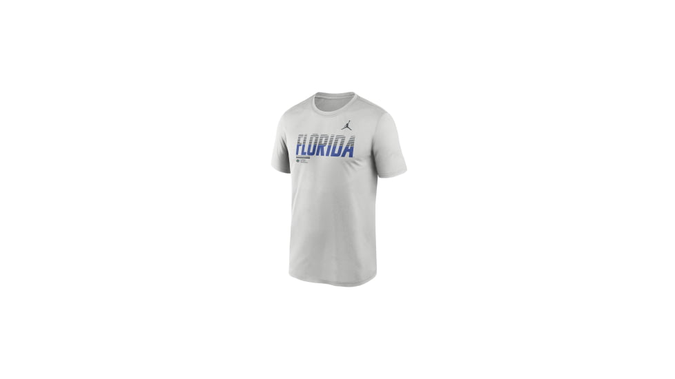 Jordan Mens Florida Sideline Legend Jordan Brand Dri-FIT College T-Shirt in Grey 0JTI0BBUFN-7SB, Grey, XL, male, 1016043126-00199295242315