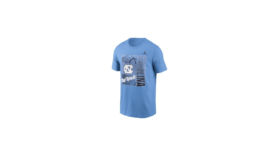 Jordan Mens North Carolina Basketball Refresh Jordan College T-Shirt in Blue N1994EYNCN-Y0C, Blue, L, male, 1016090855-00199802110991
