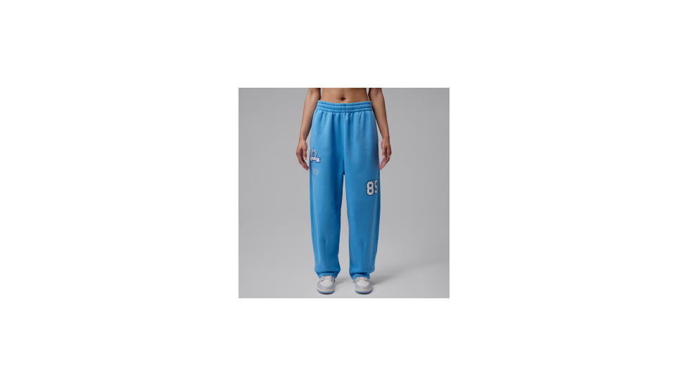 Jordan Womens Jordan Brooklyn Fleece Pants in Blue IM6990-485, Blue, S, female, 1015948106-00198962256068