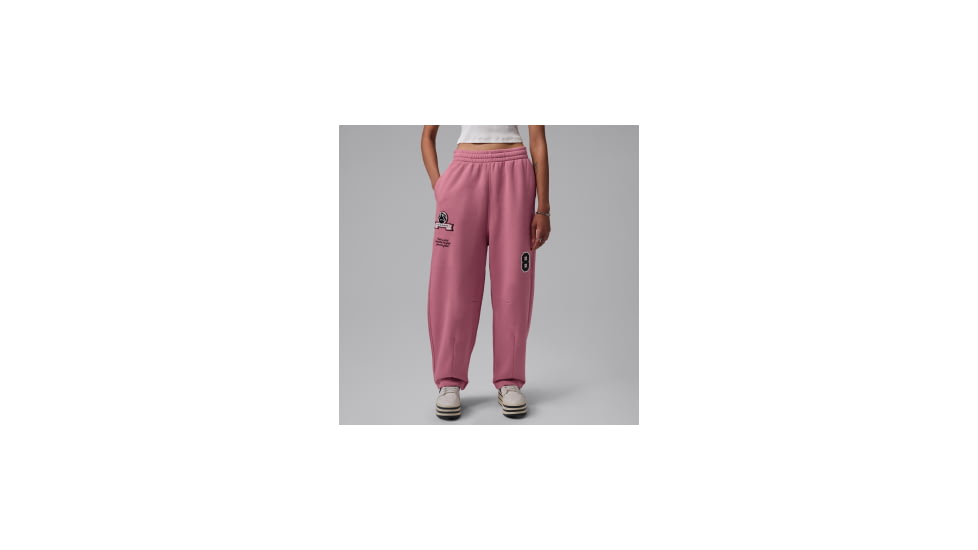 Jordan Womens Jordan Brooklyn Fleece Pants in Pink IM6990-667, Pink, L, female, 1015948470-00198962252787