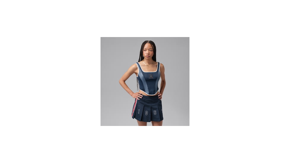 Jordan Womens Jordan Flight x Howard University Corset in Blue JA5679-419, Blue, female, 1016011563-00199777621263