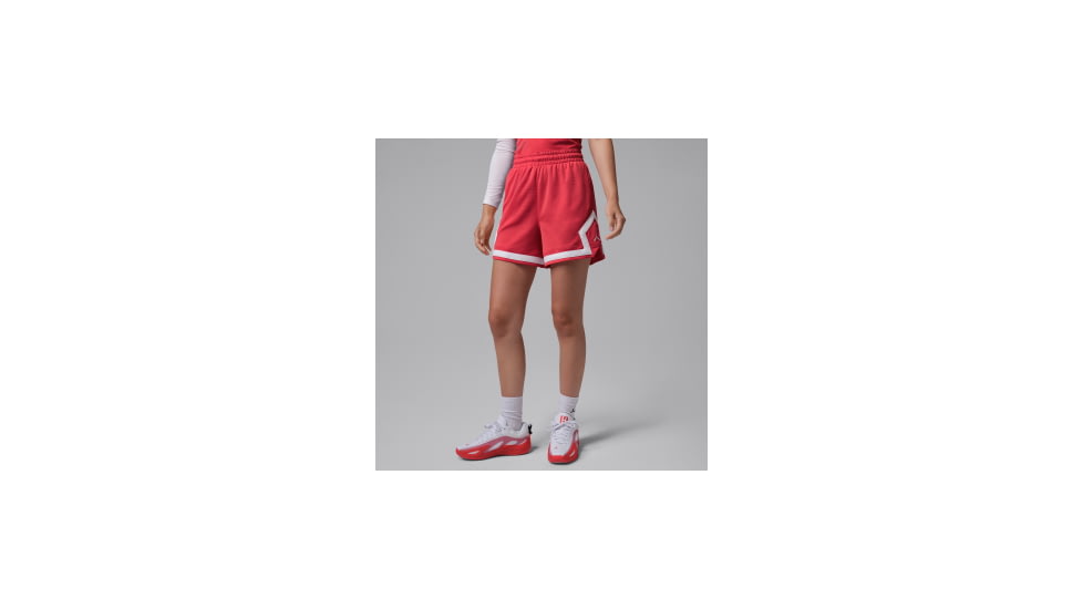Jordan Womens Jordan Sport 4" Diamond Shorts in Red FN5134-631, Red, 2XL, female, 1015919950-00198959472709