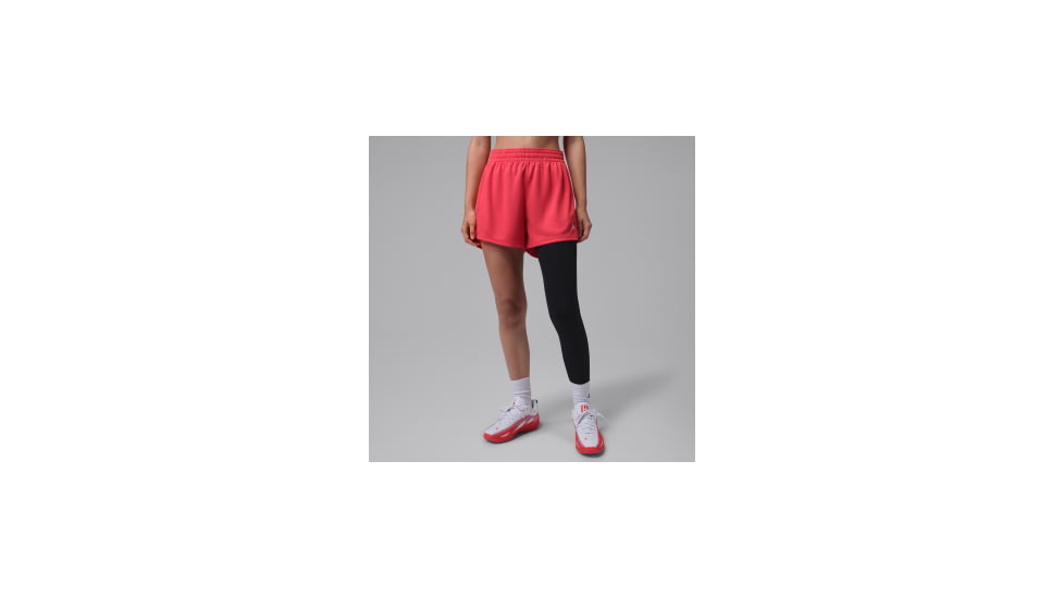 Jordan Womens Jordan Sport Mesh Shorts in Red FN5162-631, Red, L, female, 1015919829-00198959365421