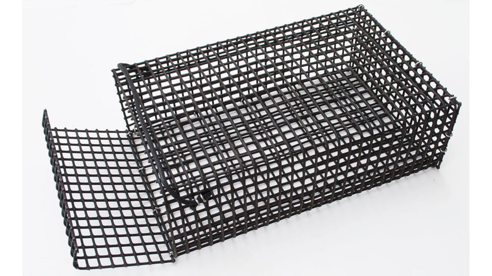 Joy Fish Black Vinyl Coated Wire, 4-1/2in, 12X8X 4-1/2, 1/2 Mesh, CHUM BOX