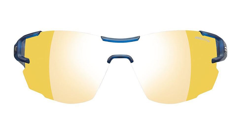 Julbo Aerolite Sunglasses Translucent Blue/Blue Frame with Zebra Light Lenses, J4963212