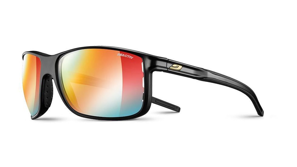 Julbo Arise Sunglasses Matte Black Frame with Zebra Light fire Lenses, J5183314