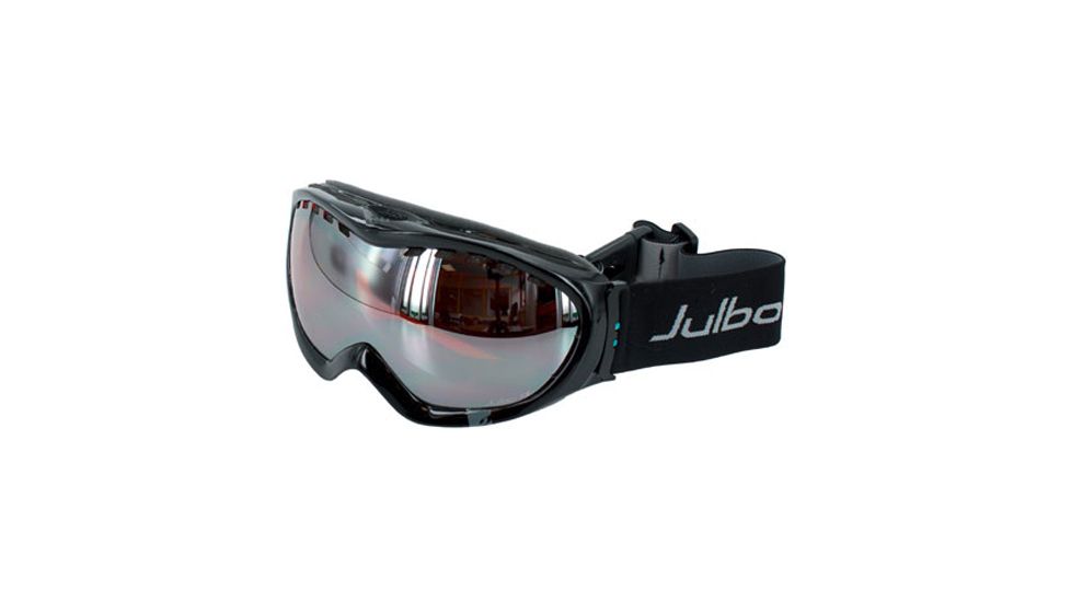 Julbo Around Excel Goggles - Black Frame, Silver Flash/Orange tint lens 70412140