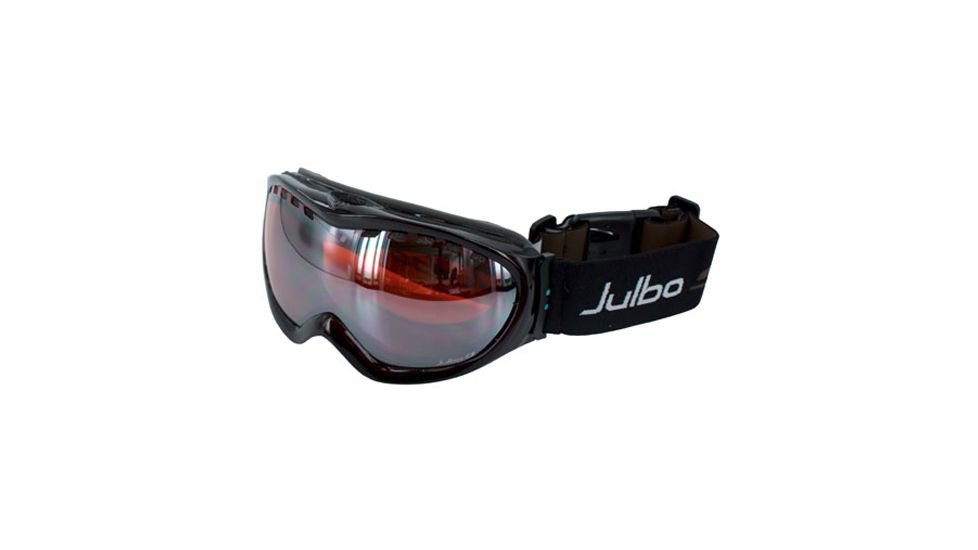 Julbo Around Excel Goggles - Chocoblack Frame, Silver Flash/Orange tint lens 70412510