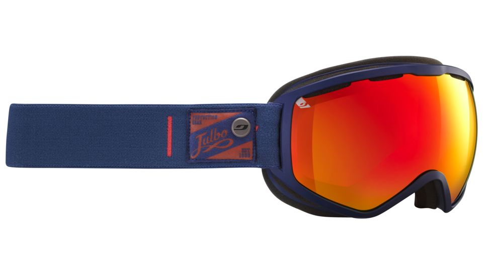 JULBO Atlas Ski Goggles,Dark Blue,Orange Cat 3 Lenses, Large 73912125