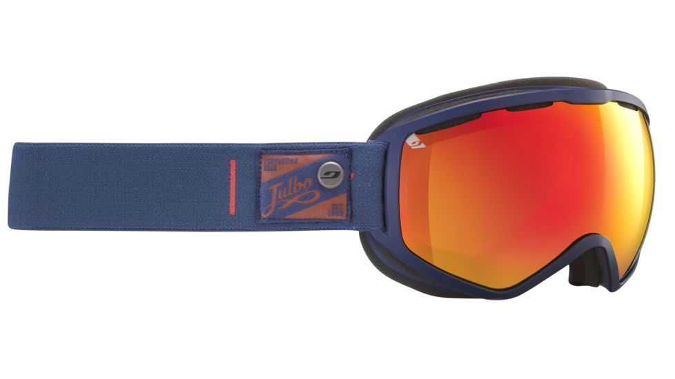 JULBO Atlas Ski Goggles,Dark Blue,Vermillion Cat 2 Lenses, Large 73912365
