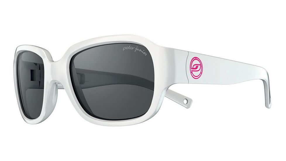 Julbo Diana Single Vision Prescription Sunglasses, White Frame, Polar Kids Lens, Polarized-J4619011SV