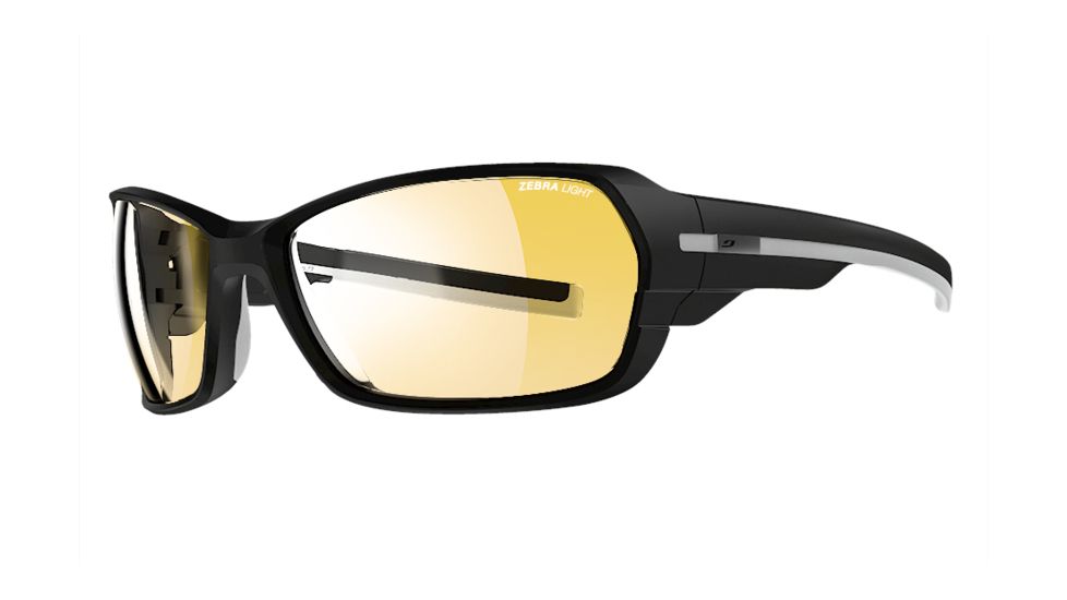 Julbo Dirt 2.0 Sunglasses with Zebra Light Lenses, Black/Gray, Large J4743214