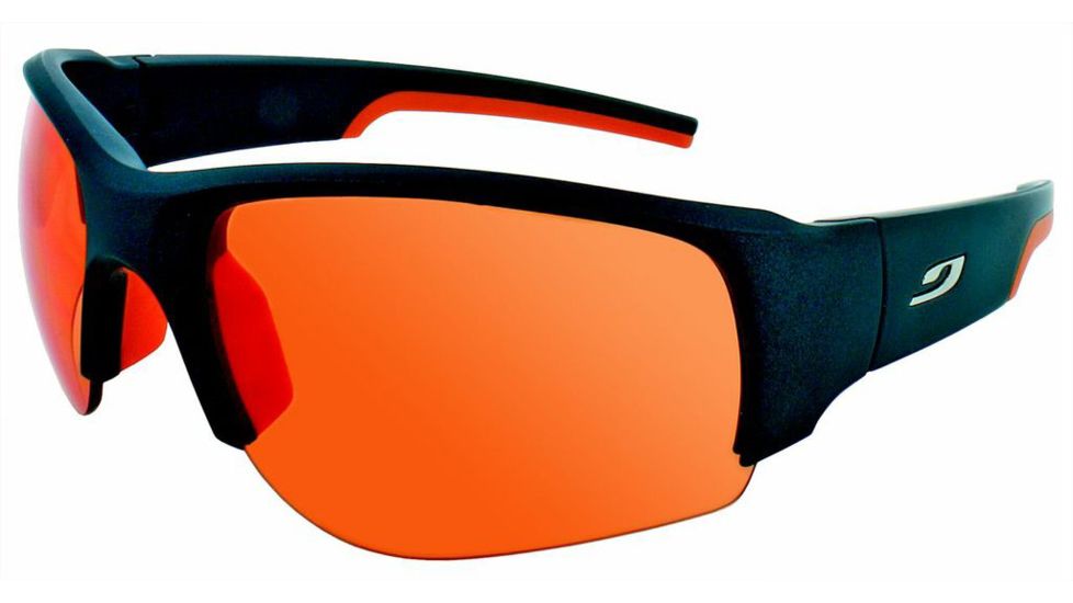Julbo Dust  Sunglasses, Matt Anthracite/Orange w/ 3 Lens Set: Spec 3+/Spec 1/Clear Lenses 4330021