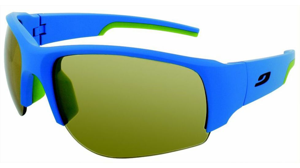 Julbo Dust  Sunglasses, Matt Blue/Green w/ Zebra Lenses 4333112