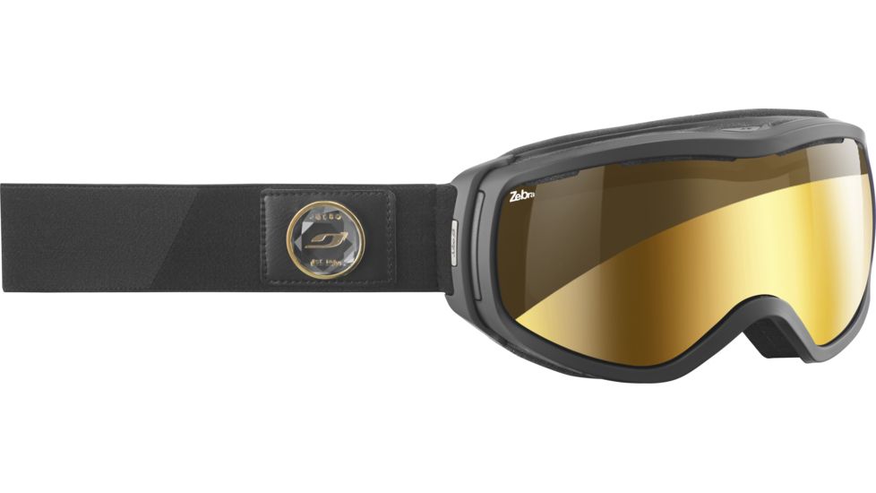 Julbo Elara Goggles, Black/Gold chic with Zebra Lenses, Large, J74731146