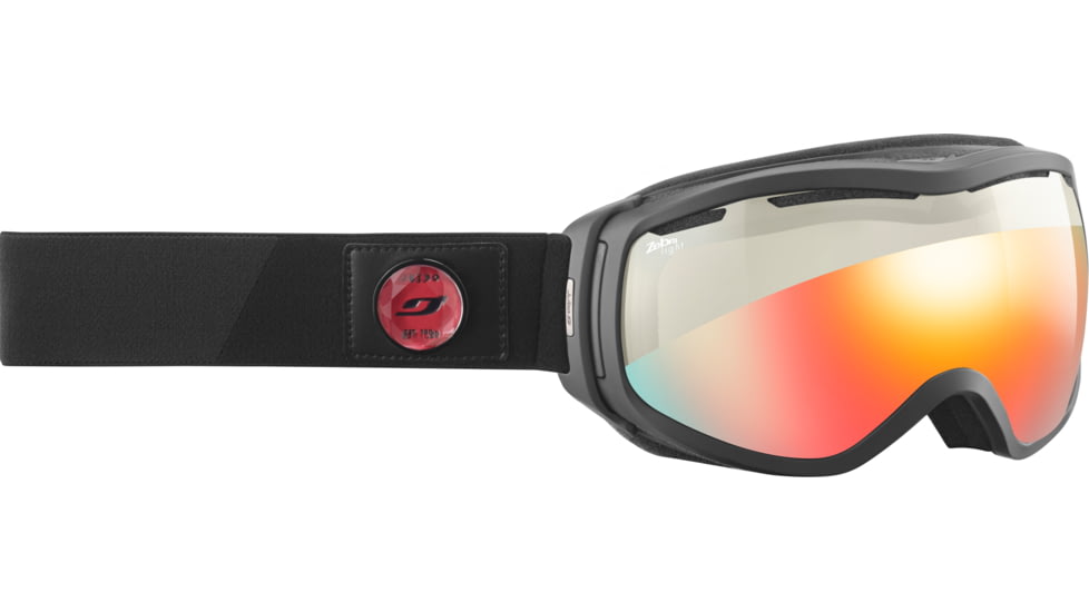 Julbo Elara Goggles Black/Red with Zebra light Lenses, Large J74731226