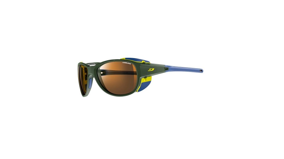 Julbo Explorer 2.0 Cameleon Sunglasses, Army/Yellow J4975054