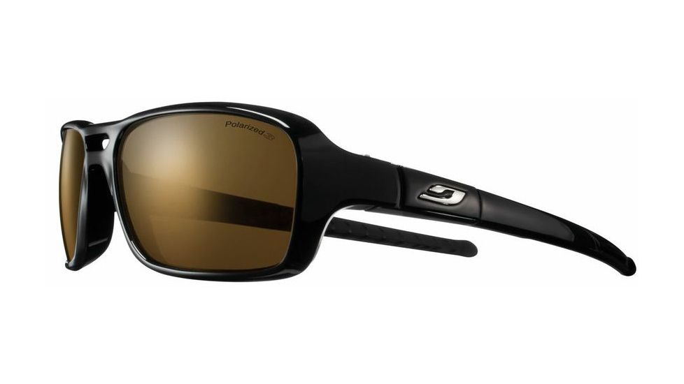 Julbo Gloss Sunglasses, Matte Black w/ Polarized 3 Lenses 4569014