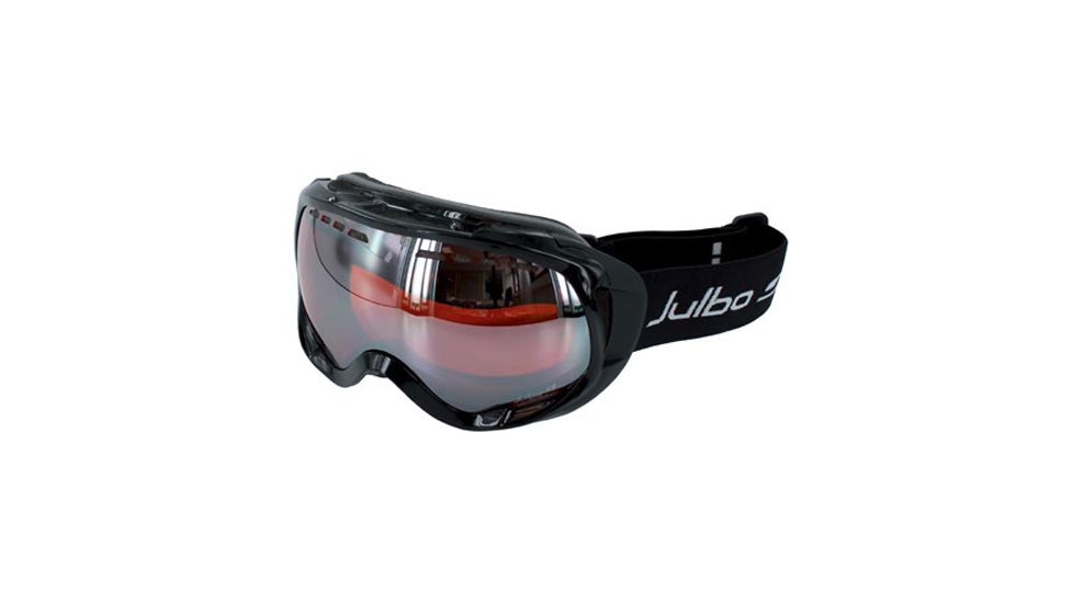 Julbo Jupiter OTG Rx Insert Goggles - Black Frame, Cat 3 Flash Silver/Orange tint lens 79412140