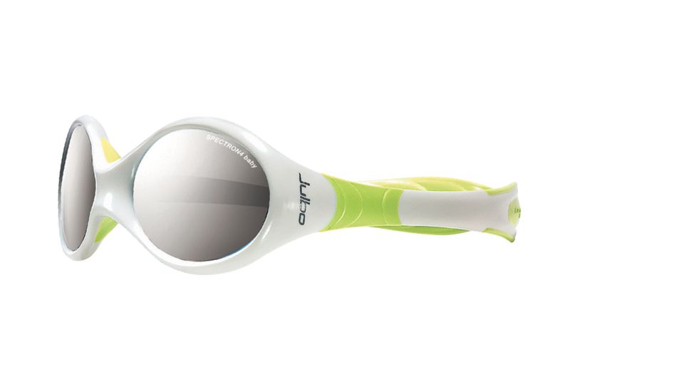 Julbo Looping 3 Single Vision Prescription Sunglasses, White/Lime Green Frame, J349116CUSSV