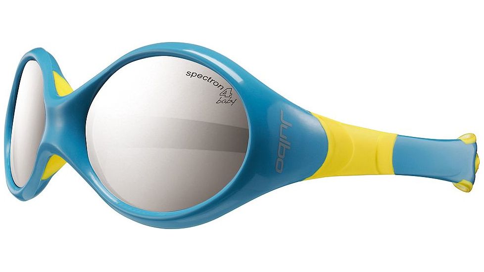 Julbo Looping 3 Single Vision Prescription Sunglasses, Blue / Yellow Frame, Spectron 4 Baby Lens-3492312SV