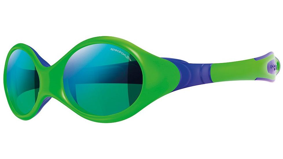 Julbo Looping 3 Single Vision Prescription Sunglasses, Lime / Blue Frame, Spectron 3 Cf Lens-3491116SV