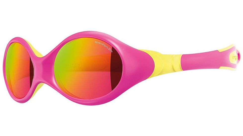 Julbo Looping 3 Single Vision Prescription Sunglasses, Pink / Yellow Frame, Spectron 3 Cf Lens-3491118SV