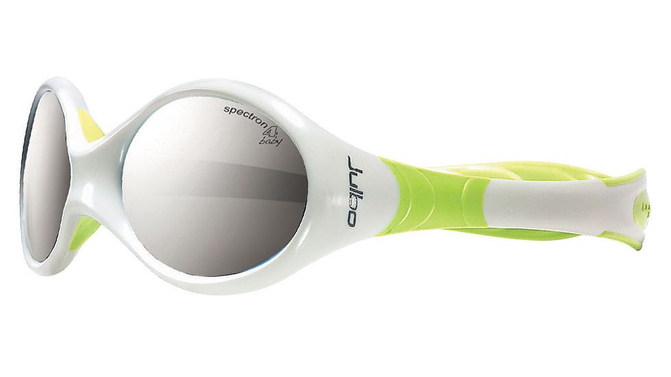 Julbo Looping 3 Single Vision Prescription Sunglasses, White / Lime Frame, Spectron 4 Baby Lens-349116SV