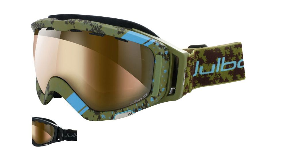 Julbo Orbiter Rx Insert Goggles - Black/Grey Frame, Zebra Lens 72031141