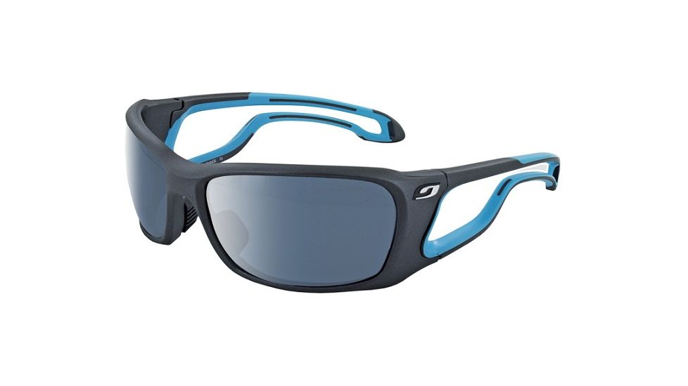 Julbo Pipeline L Sunglasses: Matt Black / Blue With Octopus Lenses 4348022