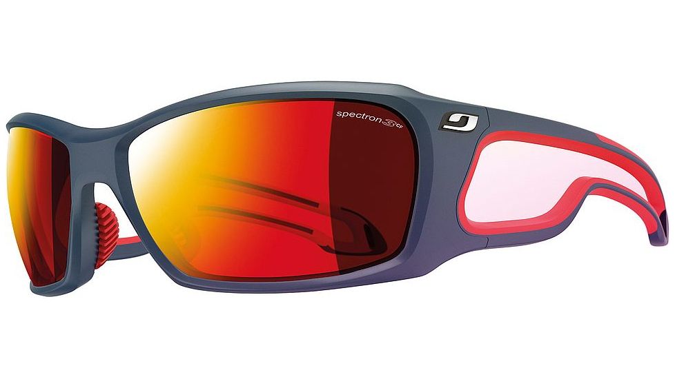 Julbo Pipeline Sunglasses - Blue/Red Frame Frame w/Spectron 3CF Lenses 4281112