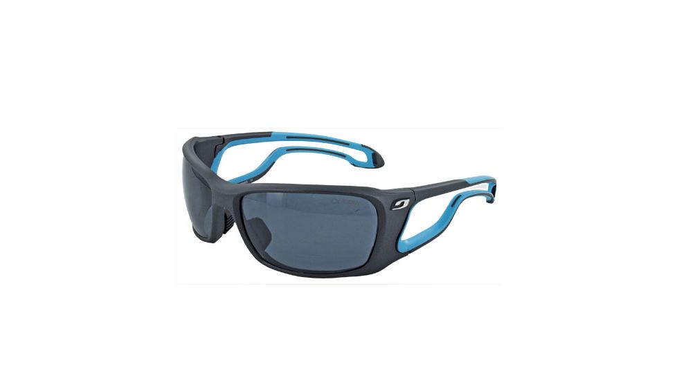 Julbo Pipeline Sunglasses - Soft Black/Blue - Octopus Hydrophobic 3-4 Lenses 4288022
