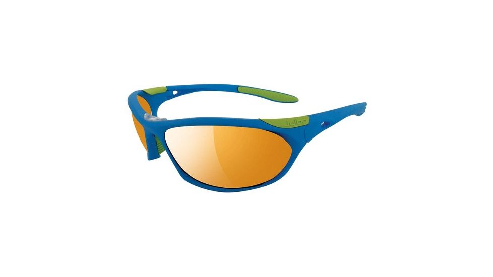 Julbo Race  Sunglasses, Blue/Yellow Frame With Zebra Lenses 2423112