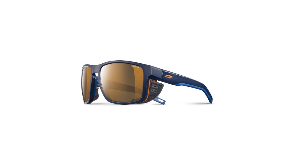 Julbo Shield Cameleon Sunglasses, Blue/Blue/Orange J5065012